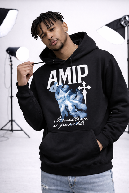 Amip Chase The Bag Hoodie Black