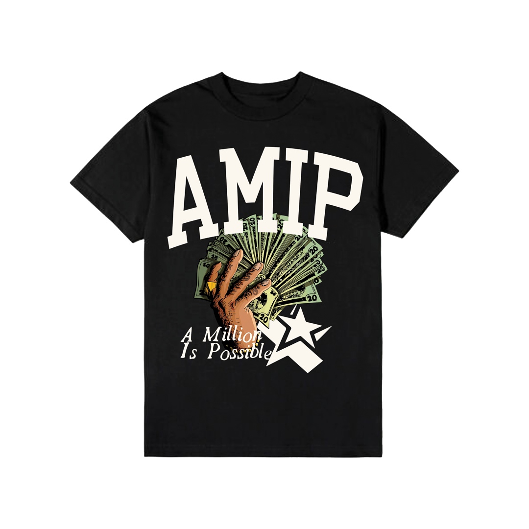 Amip Black Spread Tee