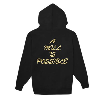 Amip Skeleton Hand Hoodie Black