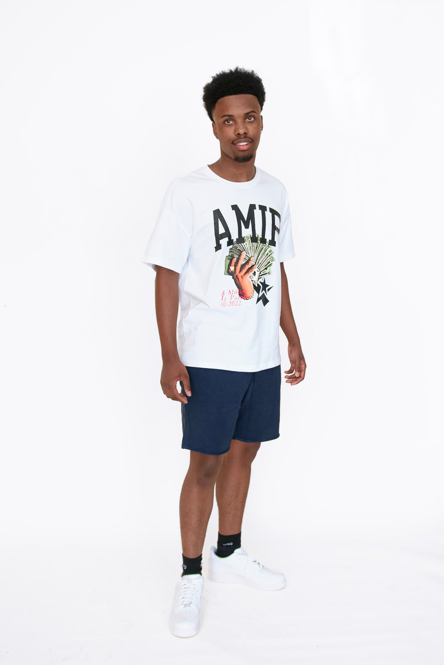 Amip White Spread Tee