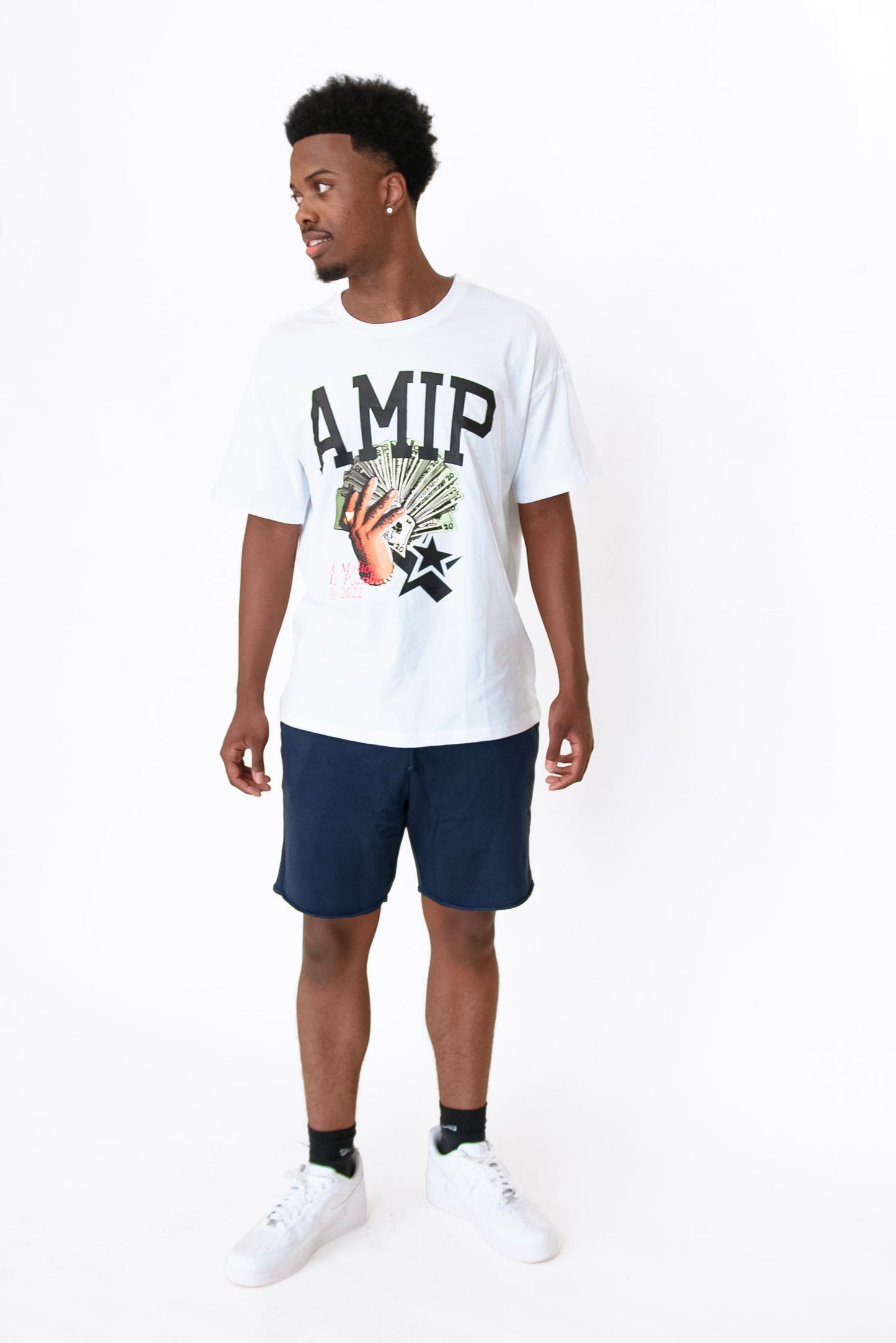 Amip White Spread Tee
